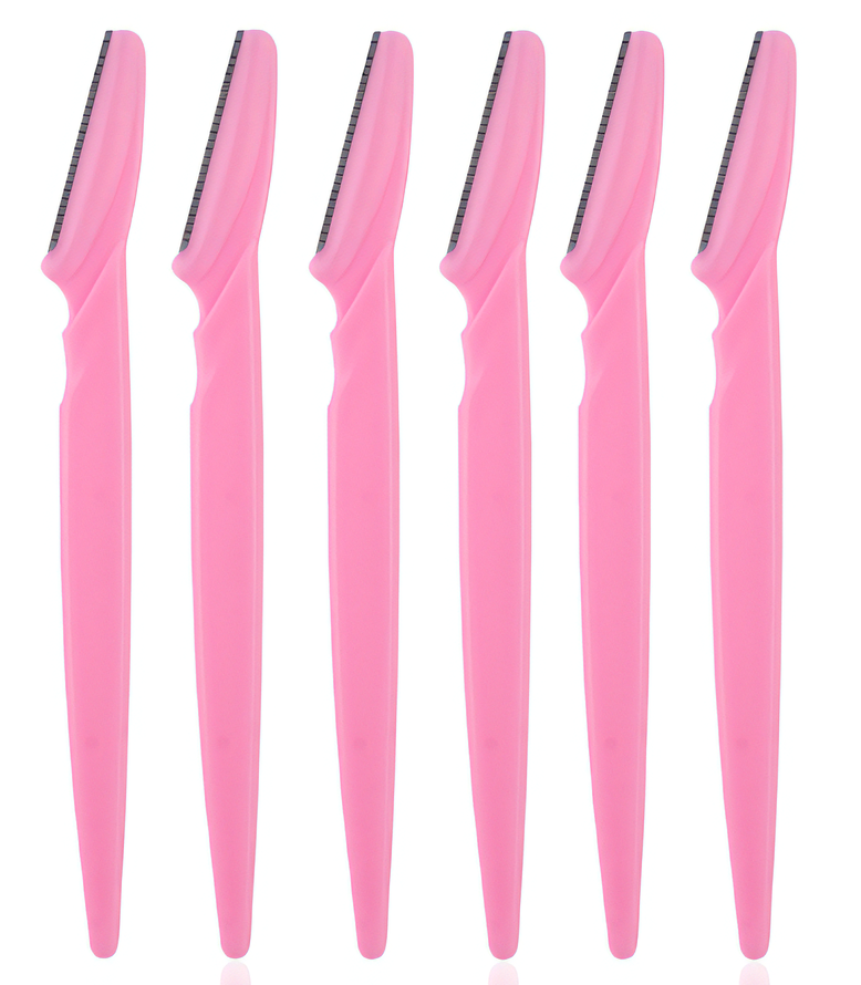 Rasoir à sourcils de sécurité pour le visage - Outil de dermaplaning (Vendu par 6)