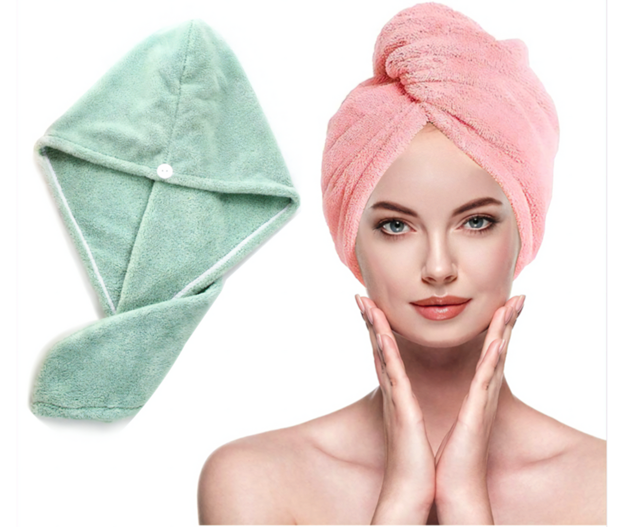 Séchez vos cheveux en un temps record avec notre lot de 3 serviettes en microfibre ultra-absorbantes pour un séchage rapide !